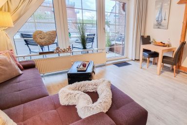 An de Warft - Ferienwohnung mit Balkon im Zentrum von Büsum