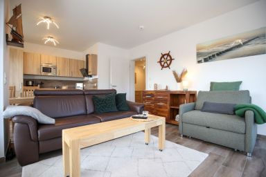 Strandresidenz Dünenperle - Urlaub an der Ostsee: 2-Zimmer Ferienwohnung mit Balkon & Strandzugang