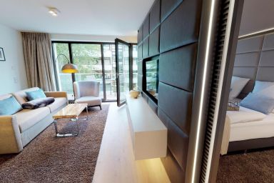 White Pearl - Luxuriöse Ferienwohnung 2.13 mit Sauna und Balkon in strandnaher Lage