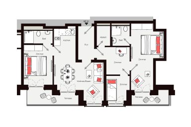 Gezeiten Suites - Gezeiten Suites No. 1 097/001