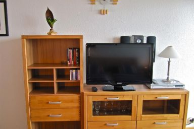 Ferienwohnung Schlosser - Appartement 611, Dusche, WC, Wohn-/Schlafraum