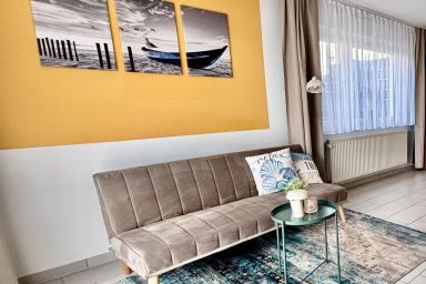NEU: großer eingezäunter Garten - Apartmenthaus-Usedom Familie Stopp "Kajüte 4" Hunde- & Familienfreundlich