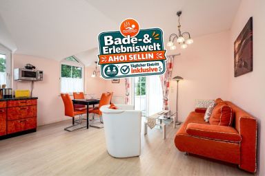 Ferienwohnung "Kranich" - Bade- & Erlebniswelt täglich inklusive