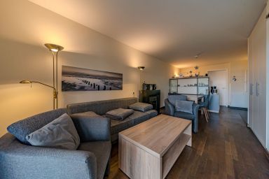 Resort Deichgraf - Ruhige Ferienwohnung mit Sauna, Balkon mit XXL- Strandkorb und schönem Landblick