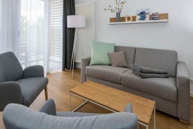 Deichhäuser Anna Küste - Tolles, strandnahes Apartment mit Balkon, Parkplatz, Schwimmbad- & Saunanutzung