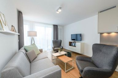 Apartmentvilla Anna See - Ruhiges Top-Apartment mit Terrasse und Sauna im Haus - nur 300 m zum Inselstrand