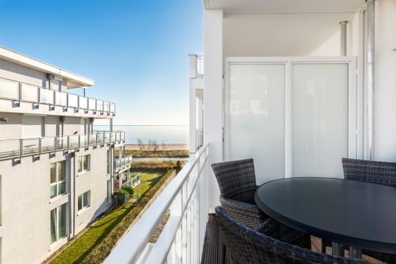Balkon mit Ostseeblick
