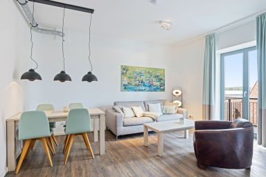 Ohlerich Speicher - Geschmackvolles Ferienapartment im Wismarer Hafen mit Balkon und Ostseeblick!