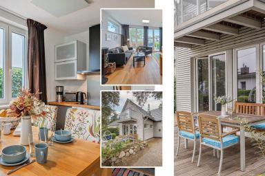 Ferienhaus am Peenestrom - Gemütliches Ferienhaus im Grünen – mit Kamin, Terrasse & Blick ins Grüne