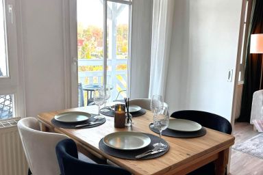 Ferienwohnung 334, Morgensonne - Helle 2-Zimmer-Ferienwohnung mit Gartenblick und Grill in ruhiger Lage