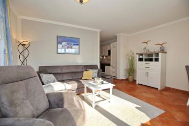 Meeresblick - Komfortable 3-Zimmer-Wohnung für bis zu 4 Personen, strandnah