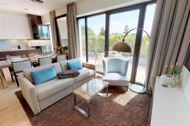 White Pearl - Luxus Ferienpenthouse 4.04 mit Sauna und Balkon und Sauna in Strandlage