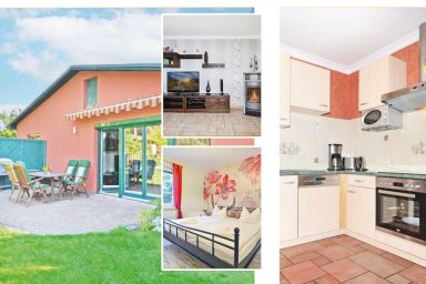 Ferienhaus Zirchow 2 - Gemütliches Ferienhaus in Zirchow mit Garten & Kamin, nahe See und Wald