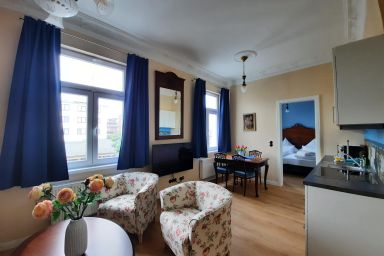 Logierhaus am Meer - Strandnahe Wohnung 1/Strandläufer mit 1 Schlafraum