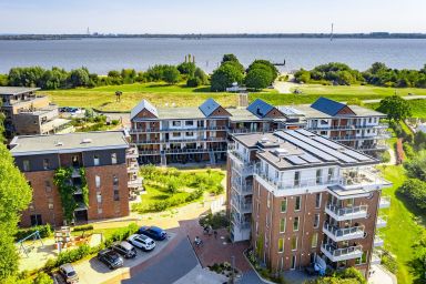 Ferien auf Krautsand GmbH - Elbaussicht Maisonette Appartement ohne Elbblick