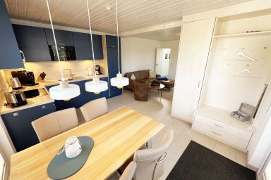 F: Haus Düne mit Sauna - 200m Strandentfernung - Doppelhaushälfte Nr. 2 mit Terrasse & Sauna