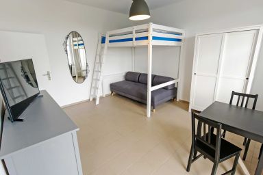 Ferienwohnungen im Haus Ida im Ostseebad - 01 Ferienwohnung Ida mit Balkon und Strandkorb  B