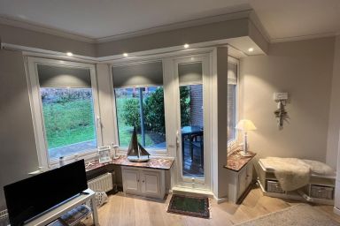 Strandkönig Westerland / Terrasse mit Garten / Strandnähe / PKW Stellplatz