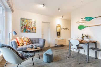 Lille Stuuv - Moderne Ferienwohnung für 2 Personen mit Balkon und Parkplatz.