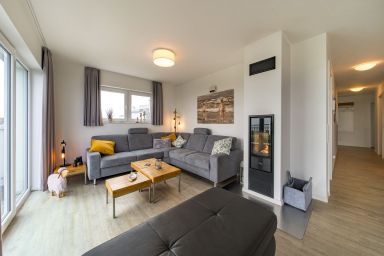 NordseeResort Friesland - Tolles Penthouse mit 20 qm Dachterrasse, Nordseeblick, zwei Bädern & Sauna!