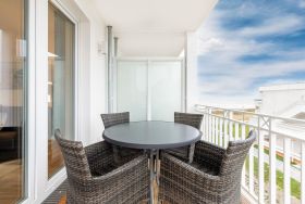 Balkon mit Zugang zum Wohn-/Essbereich