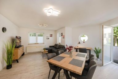 Ferienwohnung Achterliek nur 300 m zum Strand mit Balkon - Gemütliche Ferienwohnung in Ahlbeck mit Balkon, nur 300 m zum Strand