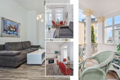 Villa Seeland - Moderne Ferienwohnung in Heringsdorf mit Balkon – nur 100 m zum Strand