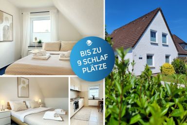 Charmantes und ruhiges Ferienhaus - Strandnah und ideal für große Gruppen - mit Fahrradunterstellplatz und Parkplatz - Gemütliches Ferienhaus "Strandgut" mit Parkplatz - Nah zum Ostseestrand