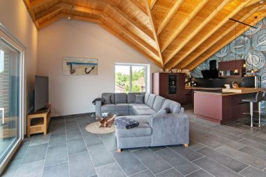 5 Sterne Ferienhaus Arngast mit Sauna und Pool Norddeich - Exklusives 5 Sterne Ferienhaus in Norddeich mit Sauna, beheiztem Pool und Garten