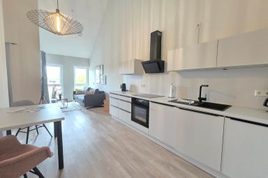 Ferienwohnung Appartment Teezauber - Moderne Ferienwohnung Appartment Teezauber mit überdachtem Balkon in Norden