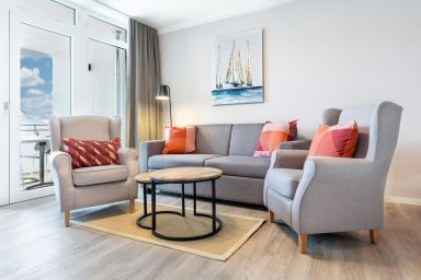 Godewindpark - Modernes Apartment mit Balkon, Sauna und Top-Lage nahe Sandstrand in Travemünde