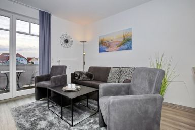 Haus am Park - 2-Zimmer-Wohnung für bis zu 4 Personen + Hund, nur 50 m vom Strand entfernt