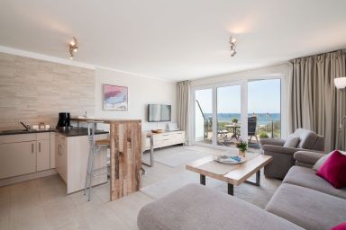 Villa Meeresrauschen - Ferienapartment "Seebrücke" für 2 Personen Ostseeblick - allergikerfreundlich