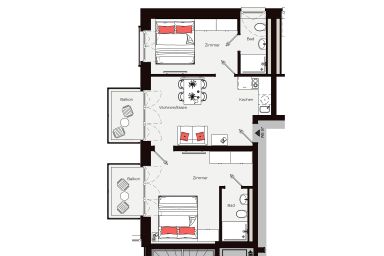 Gezeiten Suites - Gezeiten Suites No. 15 097/105