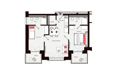 Gezeiten Suites - Gezeiten Suites No. 12 097/102