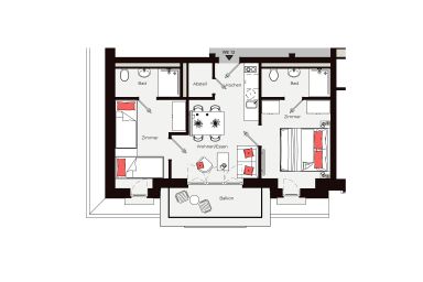 Gezeiten Suites - Gezeiten Suites No. 22 097/202