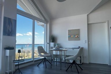 Seehaus zur Strandbrücke - 2-Raum FeWo II, 50m², 2.OG, Balkon, Meerblick