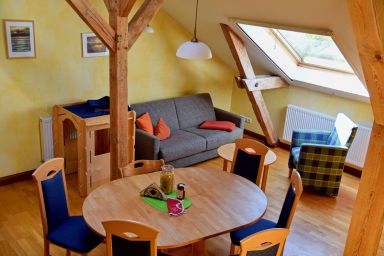 Ostsee Ferien im Bio-Familien-Hotel Gut Nisdorf - Apartment 13 Seeadler im Dachgeschloss