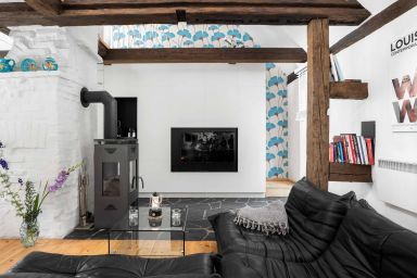 Pommernhaus Vorsee am Kiefernwald Kamin Boot - Reetgedecktes Fachwerkhaus, Kamin, Ruderboot, großer Garten