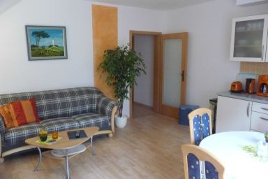 Haus Waterkant - ca. 300 m zum Strand - 3- Raum Fewo 6 mit Balkon
