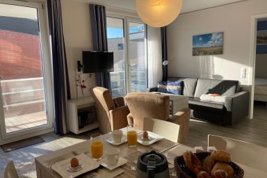 Apartment 15 "Sturmmöwe", Blickrichtung Strand / Offenes Meer