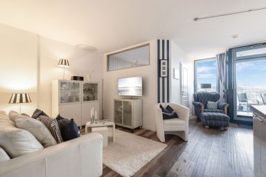 Strandburg Strandfeeling: Balkon mit Seeblick