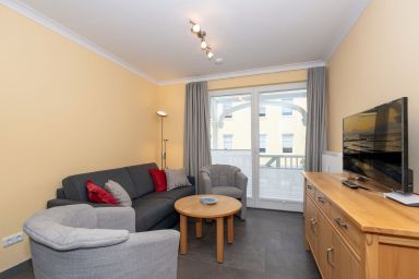 Apartment-Residenz Ostseestrand - Ferienwohnung an der Ostsee mit Balkon mit Blick bis zum Meer und Saunanutzung