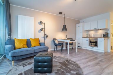 Bismarck-Koje - 1-Zimmer-Ferienwohnung mit Balkon und Parkplatz. - nur 450m bis zum Strand!