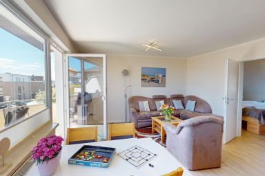 Appartementhaus Königshöhe - Nahe Strand und Hafen: Exklusive Ferienwohnung für max. 3 Personen mit Meerblick