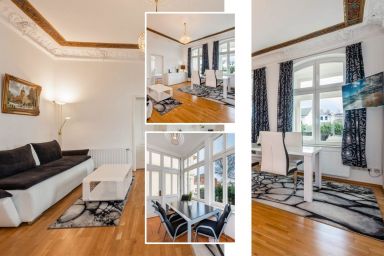 Villa Marina - Moderne XXL-Ferienwohnung in Heringsdorf mit Terrasse, nur 450 m vom Strand
