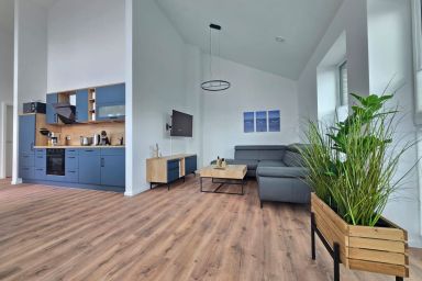 Ferienwohnung Emil - Modern ausgestattete Ferienwohnung Emil mit Balkon und Privatparkplatz in Norden