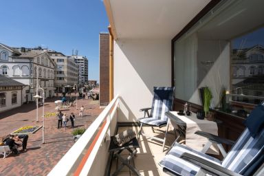 Strandstraße - Gemütliches, zentrales 1-Zimmer App., strandnah, Balkon, Stellplatz, WLAN.