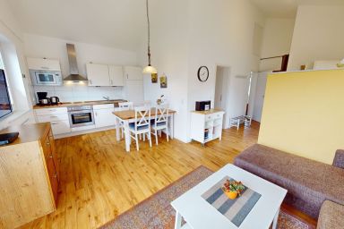 Feriendorf Südstrand - Strandnahes, 6-Personen-Ferienhaus mit Garten, Strandkorb, Terrasse, Hund und Grill