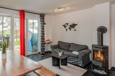 Ferienhaus Kontraste 4m - Haus Kontraste 4m - familiäre Doppelhaushälfte mit Sauna & Kamin